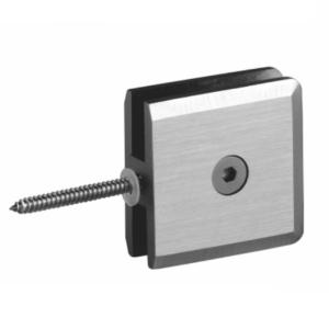 0 Degree Bevel Edge Brass Shower Glass U Clamp 