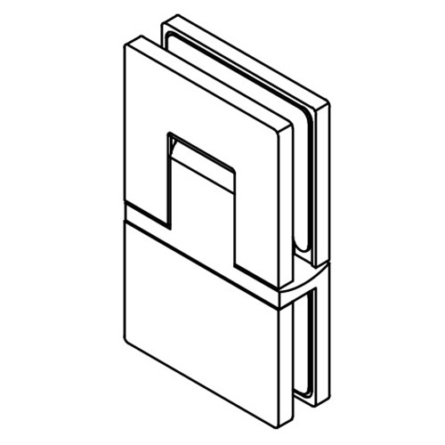 180° Adjustable Glass Hinge With Cover
