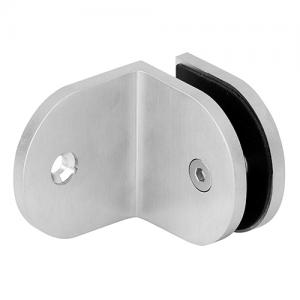 90 Degree Round Glass Shelf Bracket