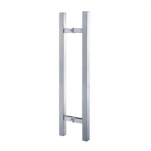 304 Stainless steel glass door handle bathroom handle glass shower H handle for glass door