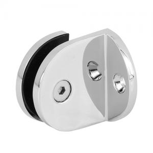 90 Degree Round Glass Shelf Bracket