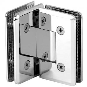 Beveled Edge 90 Degree Glass To Glass Hinge