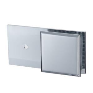 Brass Chrome Polish 180 Degree Shower Door clamp bracket