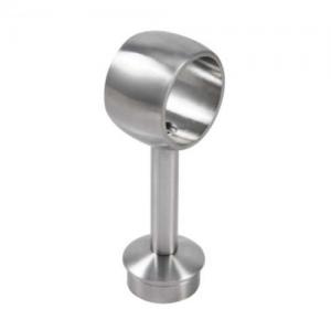 Stainless steel post to post handrail bracket round post cap