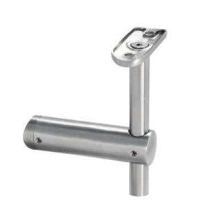 Steel flat bar disabled tube clamp fitting mirror removable stair Handrail