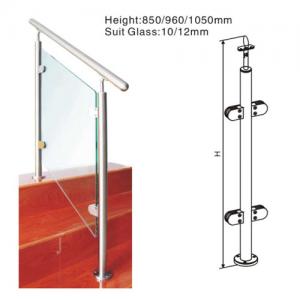 High Quality Stainless Steel Glass Balcony Railing U Channel handle tube System
