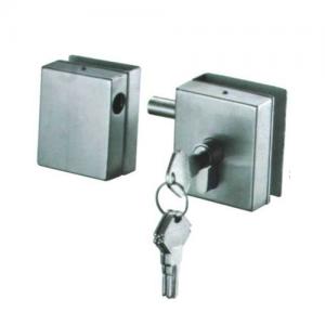 High Quality Zinc Alloy Square Keyed Sliding Glass Door Lock