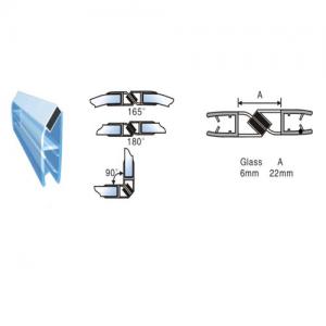 Shower Sliding Door Magnetic Weather PVC Edging Seal Strip