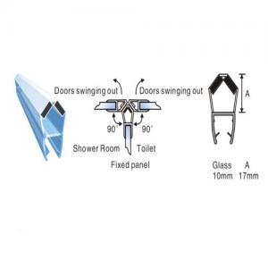 Manufacture Shower Room 90&180 Degree PVC Magnetic Seal