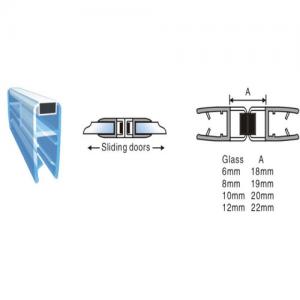 High Transparent Shower Glass Door Pvc Magnetic Sealing Strip