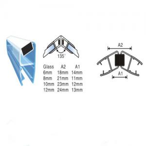 Custom High Performance Magnetic Rubber Seal For Shower Screen