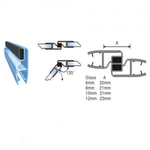 Transparent Water-proof PVC Rubber Strips With Magnet