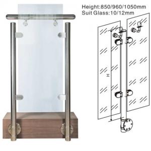 Modern interior/exterior stainless steel ss304/316 glass panel deck railing system