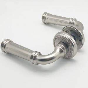 Round European style wood locks lever door handles