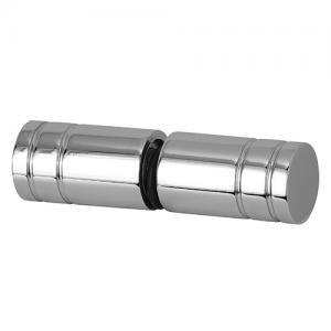 Round Grooved Style Solid Glass Door Handle Knob China Manufacturer