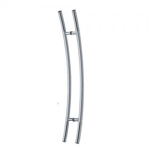 Round Tube Curved Ladder Pull Handle