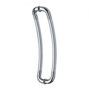 Round Tube Curved Pull Handle