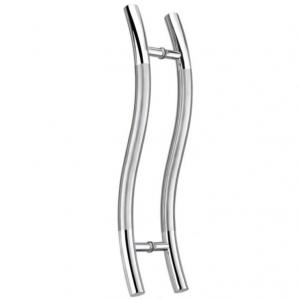 S Shape Pull Push Handles Stainless Steel