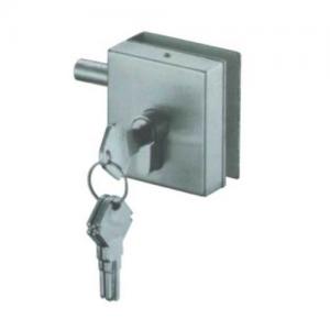 Safe Sliding Glass Cylinder Fitting Center Lock For Glass Shower Door