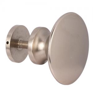 Simple Single Sided Bathroom Solid Glass Door Knob