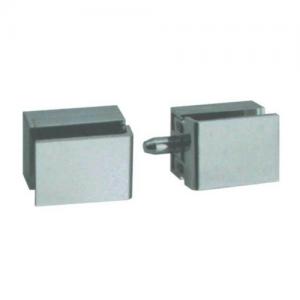 Square Double Sided Glass Door Lock Latch