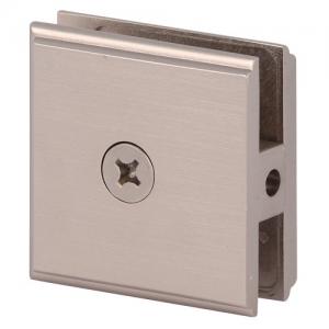 Square Fixed Panel U-Shape Wall Mount Glass Clamp