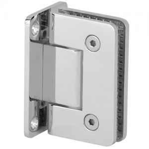 Square Round Corner Economy Shower Hinge Wall Mount