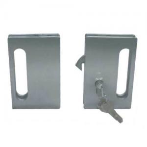 Stainless Steel Square Double Sided Shower Sliding Door Lock