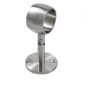 Stainless steel railing circle tube rack round handrail bracket supplier