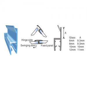 Shower Sealing strip/ sliding Glass Door Shower Seal/Shower transparent PVC profile