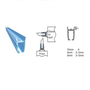 Shower Transparent PVC Profile/Shower Door Seal/ Anti-aging PVC Rubber