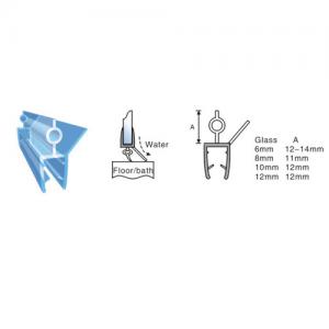 Rubber Seal Waterproof Strip For Glass Shower Room