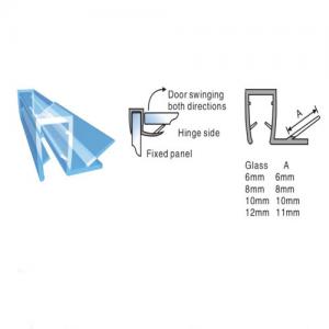 PVC Shower Screen Seal Strip/Door Seal