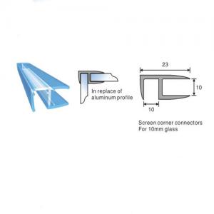 Glass Shower Door PVC Seal For Hot Sale