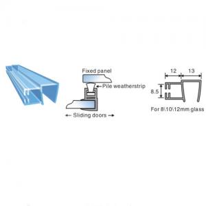 Everstrong Shower Door PVC Seal Translucent Sealing Strip