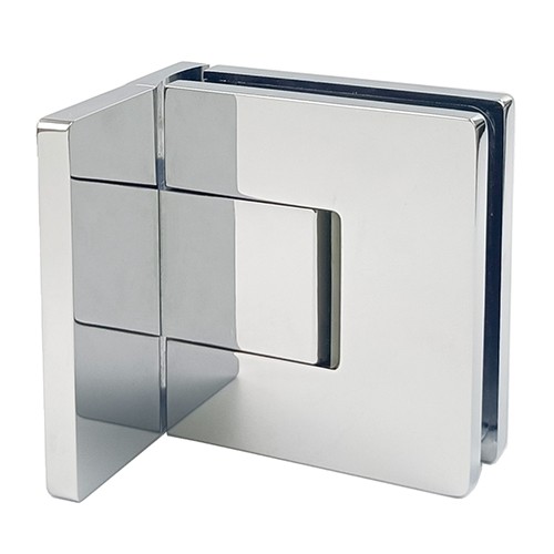 Wall Mount Adjustable Glass Hinge With Cover